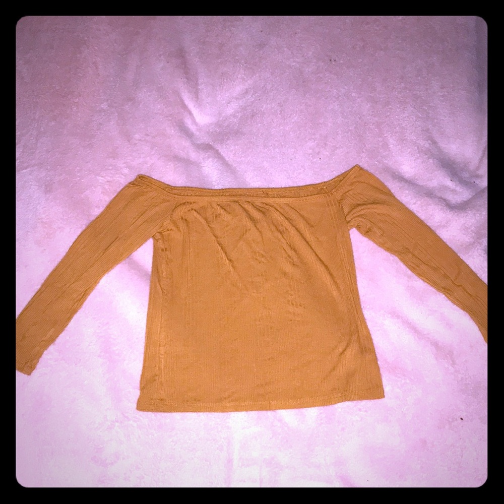 Small orange/brown top